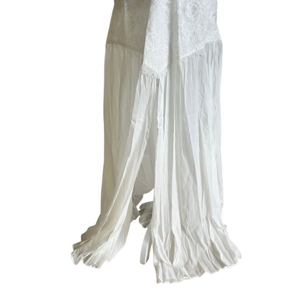 For Love & Lemons Nicola Lace Bridal Gown White Medium / Large NEW MSRP $648 - Picture 5 of 14